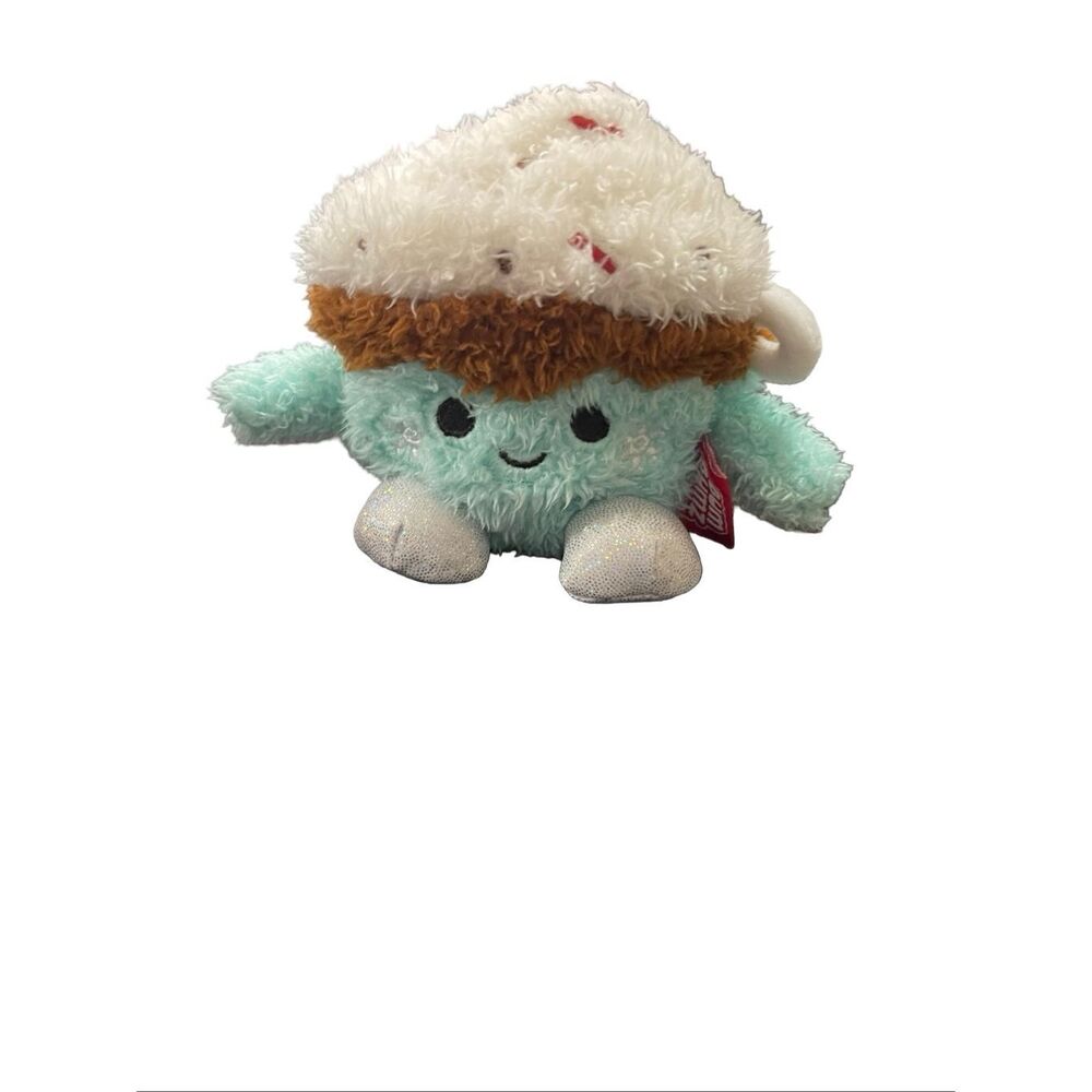 Bum Bumz Holidaybumz Hallie the Hot Chocolate Stuffed Soft Bean Plush 4”